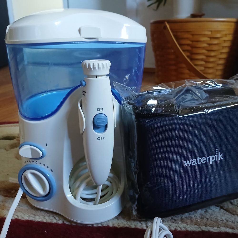 Waterpik Water Flosser with Blue Accents